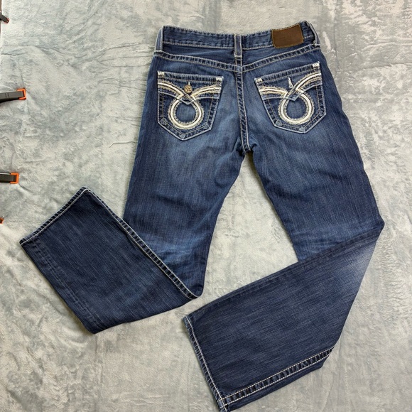 Big Star Pioneer Boot Mens Jeans Size 33L Distressed Cowboy Western Rodeo - Picture 3 of 16